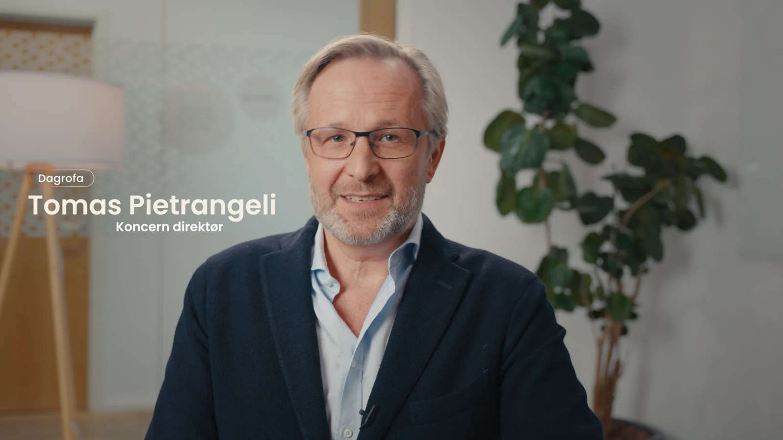 Koncerndirektør Tomas Pietrangeli i interview