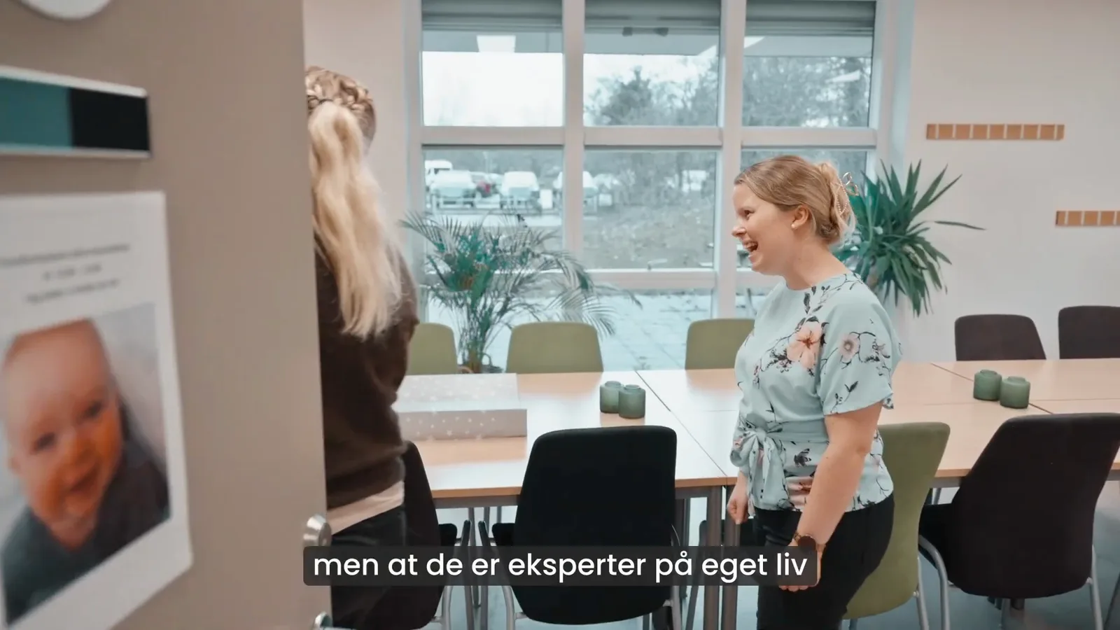 Familiebehandler i samtale